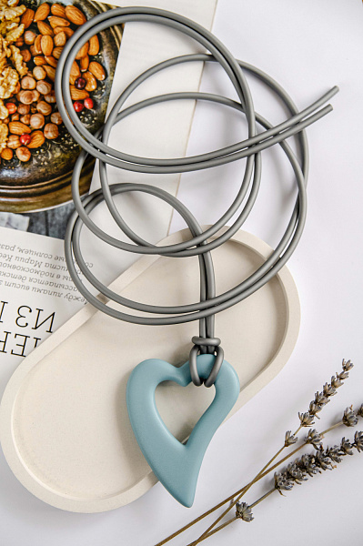 Колье Como серый/голубая Италия ENZO BENZO 