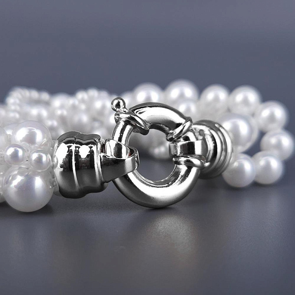 Браслет (Майорка, г/п: родий р. от 18 до 22) Испания Madreperla 020 04 011