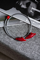 Колье Bouquet Due бордовый/серый ENZO BENZO Италия