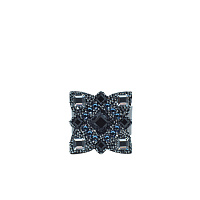 Кольцо (кристаллы Swarovski, 2х2 см, г/п: золото, регулируемый) Katerina Vassou KV26.1-404930B