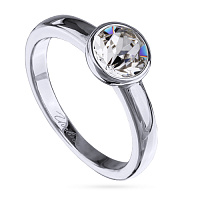 Кольцо Теннис (Кристаллы белые,6 мм г/п: родий, р.17) Испания Uvelina SW00 0028R-001R