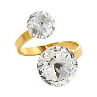 Кольцо Janine 5570-3010-7005 Чехия Anabel Crystal