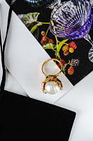 Кольцо (Барочный жемчуг, 2,1х1,8х2 см) Италия Claudio Canzian 002 01 142