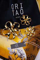 Брошь MOOREA (13,35 гр, 5 см, г/п: золото) 10-26245 Франция Ori-Tao