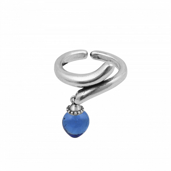 картинка Кольцо Ciclon (синий) 213503-07-10 Испания  ювелирный  магазин Калина являющийся официальным дистрибьютором в России 