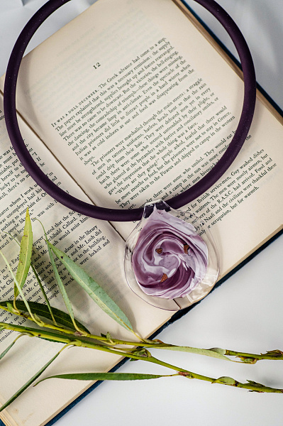 Кулон Tartaruga (розовый, белый/розовый) Италия ENZO BENZO 