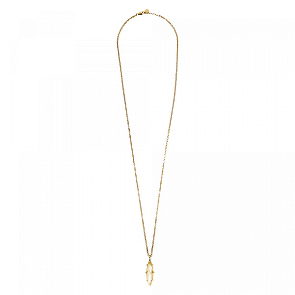 Колье TAKESHI (кристалл медовый, г/п: золото, 80 см) Дания DYRBERG/KERN 470041