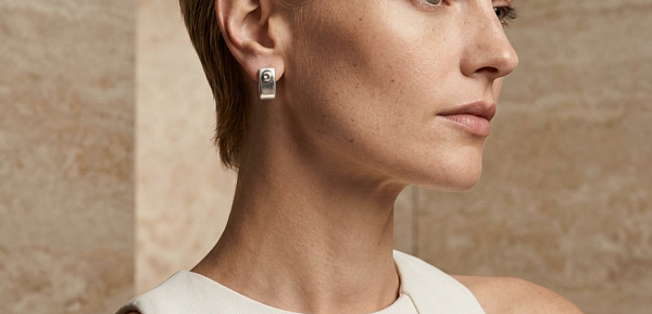 Серьги (без вст., 1.8х0,8 см) RUS605 Испания Ciclon Э/коллекция