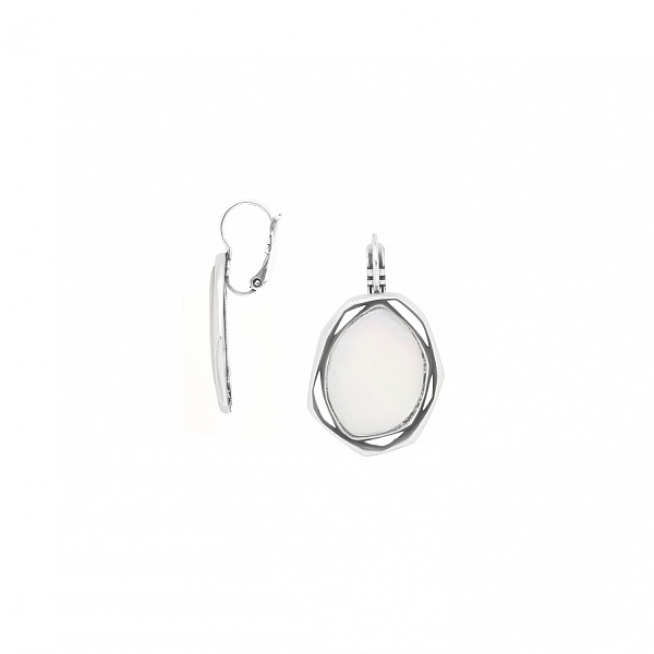 Серьги REFLET (перламутр, 6,45 гр, 3 см, г/п: серебро) 12-32227 Франция Ori-Tao