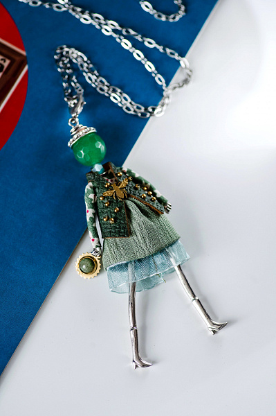 Подвеска (кукла Алисия, серебристый) MIA-2308-CL5480 Франция MiAmelie