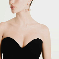 Серьги Vault (г/п: золото, d 5.5 см) Katerina Vassou KV25.2-401413G