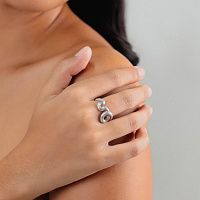 Кольцо VENIN (3,9 гр, регулируется, г/п: серебро) 19-40405 Франция Ori-Tao