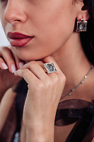 Кольцо VIDDA, Cibeles, р.18, австрийские кристаллы, VD24.2-01968, (серый) Испания