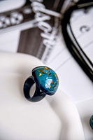 Кольцо Philo синий 17,5 3х3,2 см Голландия ZSISKA