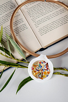 Кулон Tartaruga (золотой, белая, разноцветная) Италия ENZO BENZO 