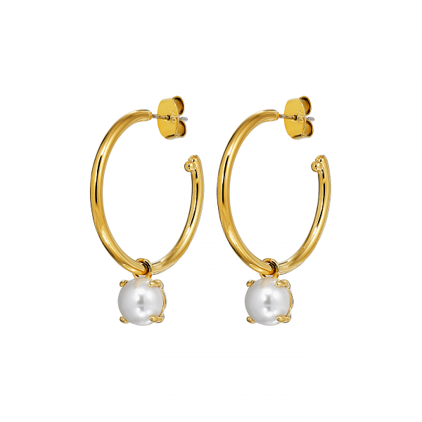 Серьги DIEGA (майорка, г/п: золото, 2,8 см., 0,7 см) Дания DYRBERG/KERN 470106