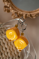 Серьги Rombo желтый Италия ENZO BENZO