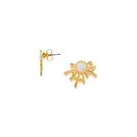 Серьги ELLEN (кристаллы, г/п:золото, латунь,5,65 гр, 1,8 см) 1268501 Франция Frank Herval