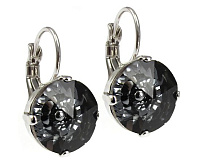 Серьги Oxigen 12 mm 5540-2629-7526 Чехия Anabel Crystal