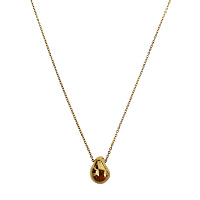 Колье Капля (керамика, г/п: золото, регулируется до 48 см,1.7х1.2см) Испания  01905033