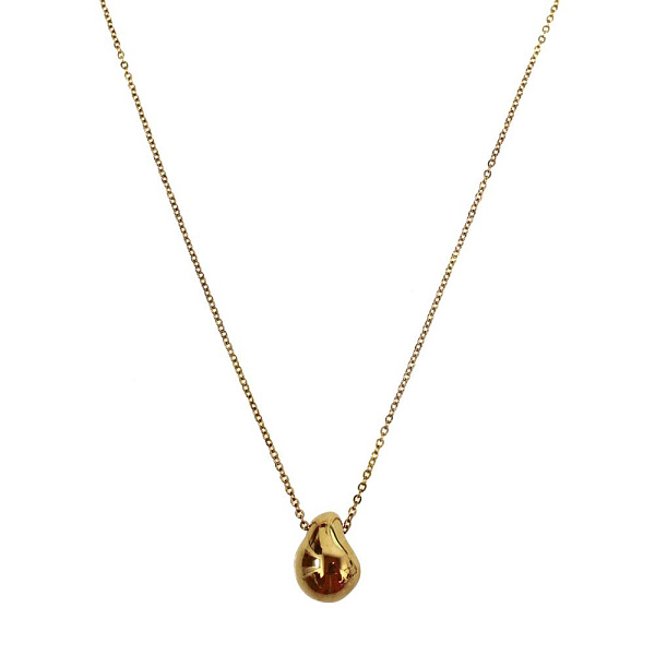 Колье Капля (керамика, г/п: золото, регулируется до 48 см,1.7х1.2см) Испания  01905033