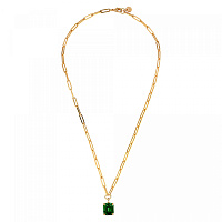 Колье OCTA (кристалл зеленый, г/п: золото, 50 см) Дания DYRBERG/KERN 470102