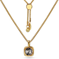 Кулон Теннис (кристаллы грейдж, г/п: золото 8 мм, 70 см) Uvelina SW00 0010G-284P1