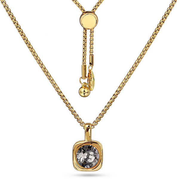 Кулон Теннис (кристаллы грейдж, г/п: золото 8 мм, 70 см) Uvelina SW00 0010G-284P1