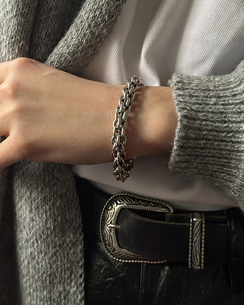 Браслет (г\п: серебро, регулируется 17-19 см) 25M130-00-2 Ciclon Испания