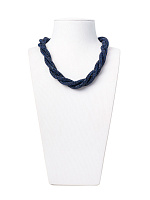 Колье (Кр.Preciosa, латунь. Г/п: родий) 10128361 Корея Street Fashion