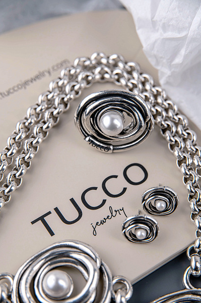 Кольцо Aura (майорка, 3х2.7 см, регулируется) TC-TMA93 Испания Tucco