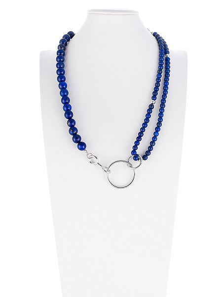 Колье (Лазурит, Г/п: родий.) Китай Borgia 10120281