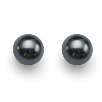 Серьги Pearl Sissy (жемчуг серый SW, 4.5х1 см) 21020 617 Австрия Oliwer Weber