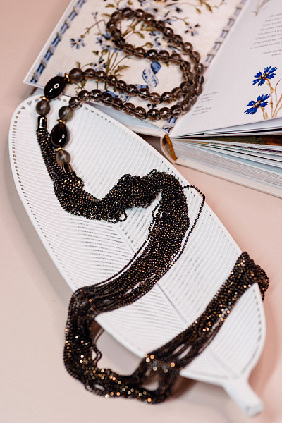 Колье Afrodite (Раухтопаз, цепи) Италия Perfetto