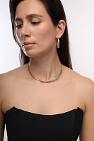 Колье Гривна (13 см, г/п: родий) BS05 0018R-00N