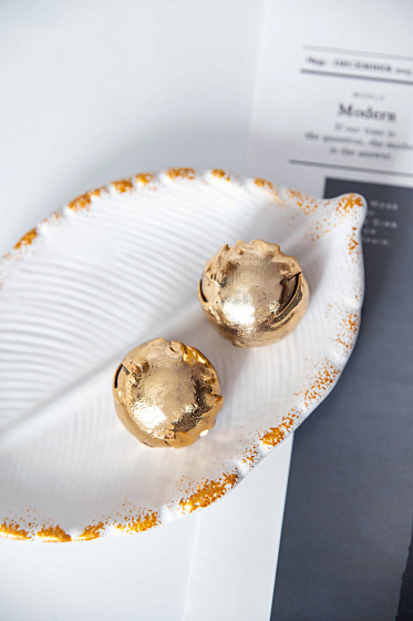 картинка Клипсы (г/п:золото) Италия Claudio Canzian 002 02 618 ювелирный  магазин Калина являющийся официальным дистрибьютором в России 