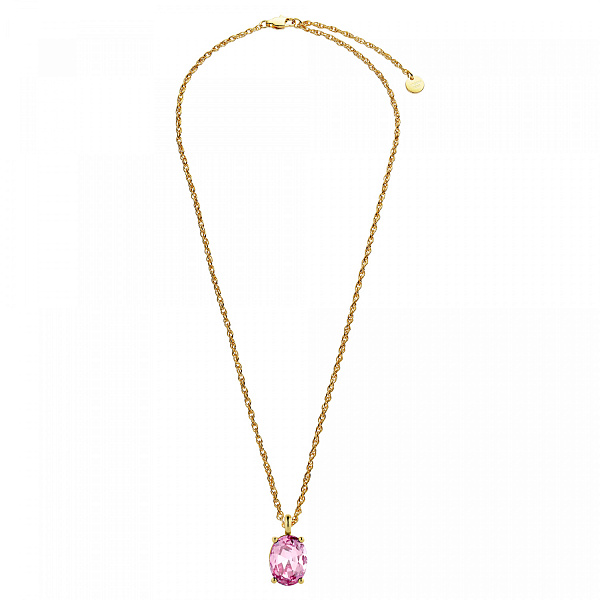 Колье BARGA (кристалл розовый, г/п: золото, 50+5см) Дания DYRBERG/KERN 440089