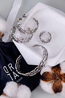 Браслет TOSCANE (10,35 гр, 5,6 см, г/п: серебро, регулируется) 13-69112 Франция Ori-Tao