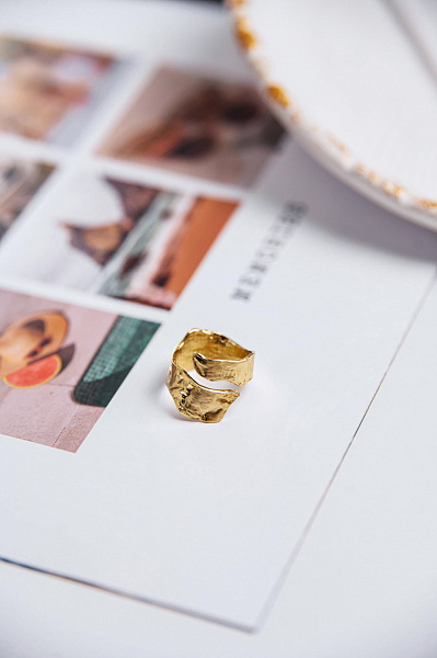 Кольцо (г/п: золото, 0,6 см, регулируется) Греция Kalliope 022 01 001