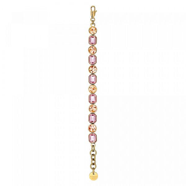 Браслет ALAYA (кристалл персиковый, розовый хамелеон, г/п: золото) Дания DYRBERG/KERN 460030