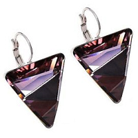 Серьги Elbrus 21.5 mm  5540-5102-7096 Чехия Anabel Crystal