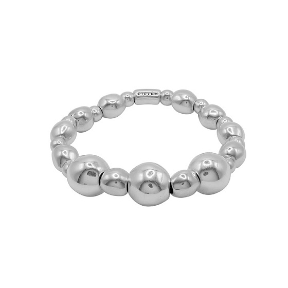 картинка Браслет Ciclon (г/п: серебро, на резинке, регулируется до 19 см) 256102-00-2 Испания Spherik ювелирный  магазин Калина являющийся официальным дистрибьютором в России 