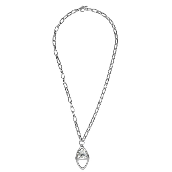 Колье Ciclon 251802-66 (кристалл прозрачный,г/п:серебро) Испания Amarre 