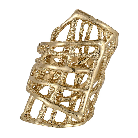 картинка Кольцо (г/п: золото, 3.7 см., регулируется) Греция Kalliope 022 01 076 ювелирный  магазин Калина являющийся официальным дистрибьютором в России 