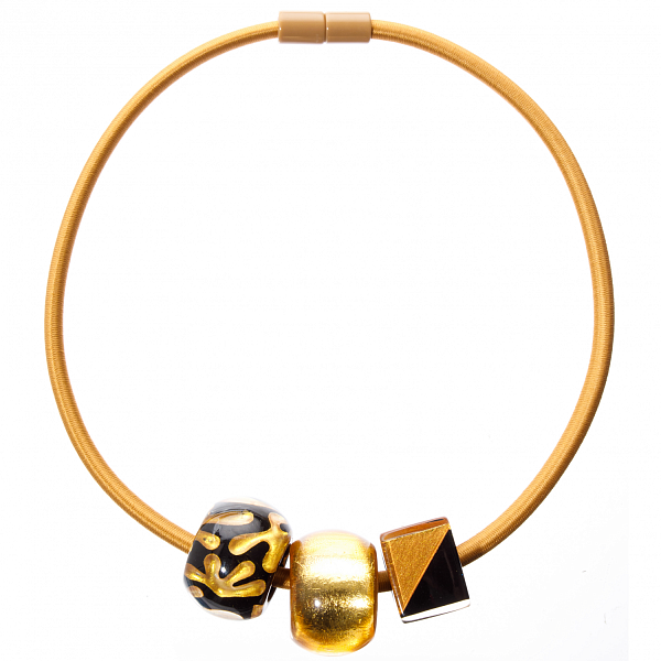 Колье Bliss inspiration (медный, 3 шарма, 50 см) Голландия ZSISKA