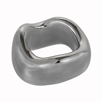 Кольцо (керамика серый, г/п: серебро, ширина 0.8 см,18р) Испания 01901012 Maximilianas 