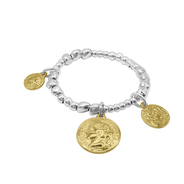 Браслет Ciclon 240106 (г/п:серебро,золото) Испания GISELLE France