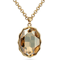 Кулон Сияние (кристалл шампань, 90-95 см, г /п: золото) Uvelina SW00 0095G-016P