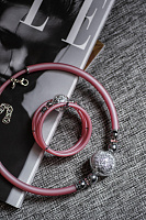 Колье Storia Gold розовый/серебро Италия ENZO BENZO 