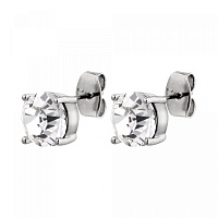 Серьги DAZE (кристалл прозрачный, г/п: родий, 0,8х0,8см) Дания DYRBERG/KERN 460061